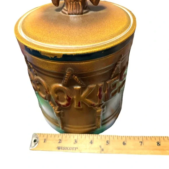 Vintage Drum Eagle Spirit ‘76 Cookie Jar Canister Japan